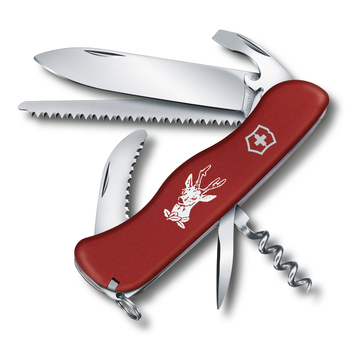 Складной нож Victorinox HUNTER 111мм/12функ/крас.мат /lock/штоп/пила/раздел.нож Vx08573