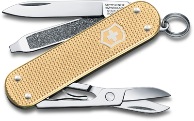 Складной нож Victorinox CLASSIC SD 58мм/1сл/5функ/рифл.зол (Lim.Ed. 2019) Vx06221.L19