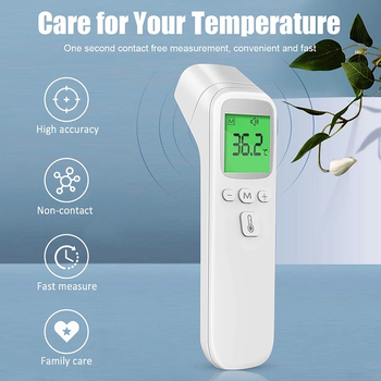Бесконтактный термометр Alextrasza (FTW01) Инфракрасный термометр для тела и бытовых предметов Электронный градусник для детей