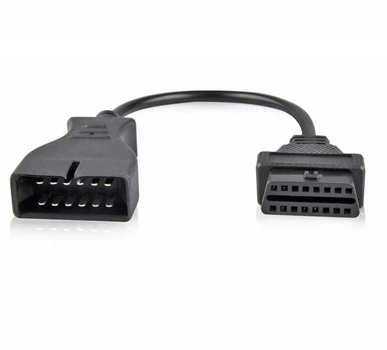 Переходник с OBD2 16pin мама на GM 12pin папа GM12 (Daewoo Lanos Sens ВАЗ)