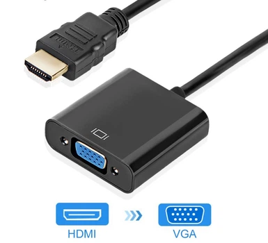 Кабель переходник HDMI to VGA адаптер