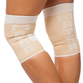 Наколенник бандаж эластичный фиксатор коленного сустава Matsa My Fit 0026 размер L Beige