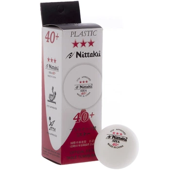 Набор мячей для настольного тенниса Nittaku 3 Star 1400 3 мяча в комплекте