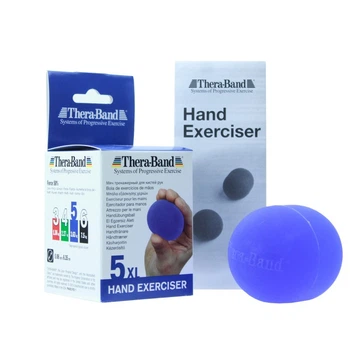 Мяч тренажер для разработки кисти Thera-Band XL синий T 52