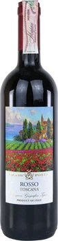 Вино Cala de Poeti Toscano Rosso IGT червоне сухе 0.75 л 12% (8002153230039)
