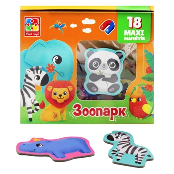 Магниты Мой маленький мир Зоопарк укр Vladi Toys (VT3106-25) (167948)