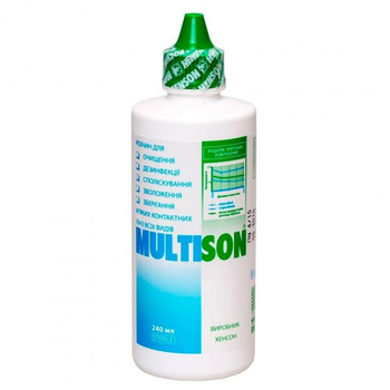 Раствор для контактных линз Henson Multison 240 мл