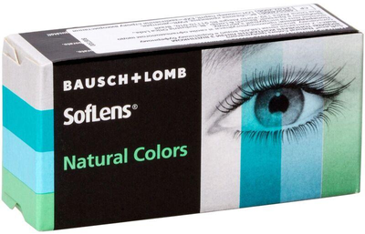 Цветные контактные линзы Bausch & Lomb Soflens Natural Colors Amazon (Green Amazon) 2 шт.