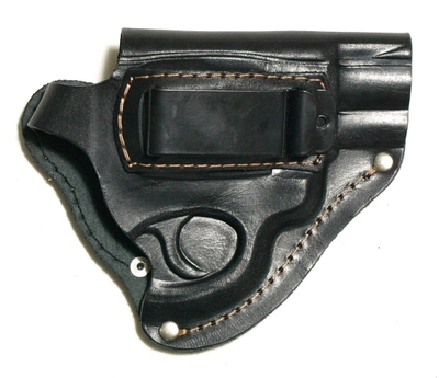 Кобура револьверы поясная натуральная кожа скрытое ношение (008)