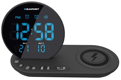 Настільний радіогодинник-метеостанція Blaupunkt CR85BK (5901750504068)