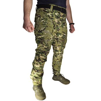 Тактические штаны Lesko B603 Camouflage 36 размер брюки мужские милитари камуфляжные с карманами (SKU_4257-12584)
