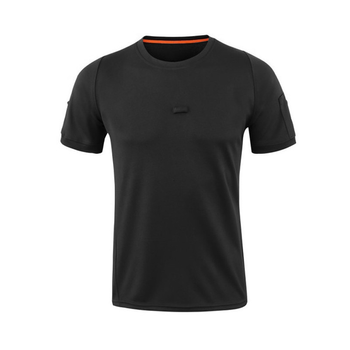 Тактична футболка-поло Lesko A825 Black розмір S з коротким рукавом для чоловіків армійська (SKU_4852-15840)