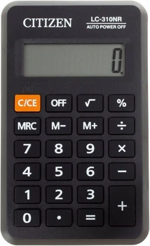 CITIZEN Калькулятор 8 розр LC310NR