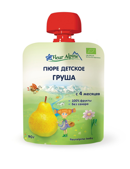 Фруктове органічне пюре Fleur Alpine груша 90 г (5024688001024_1)