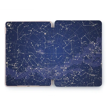 Чехол книжка, обложка для Apple iPad (Звездное небо) модели 9.7 2/3/4 эпл айпад 2011 2012