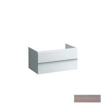 CASE шкафчик 79*52*32/45см, с 2мя выдвижными ящичками, с сифоном, открытый сверху и с тыла, цвет светлый дуб H4052230755191