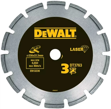 Диск алмазный DeWalt DT3761
