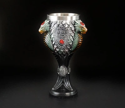 Кубок Подарочный Fire and Blood из полистоуна Декор