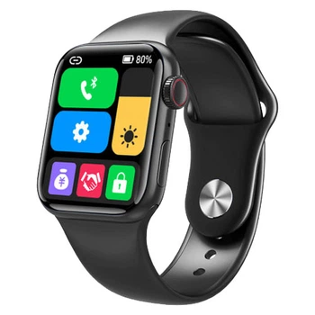 Умные фитнес часы Smart Watch 44mm Bluetooth M26 PLUS Series 6 Aluminium BLACK (с голосовым вызовом)