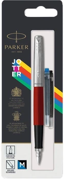 Ручка пір'яна Parker Jotter 17 Standart Red CT FP M блістер (2096872)