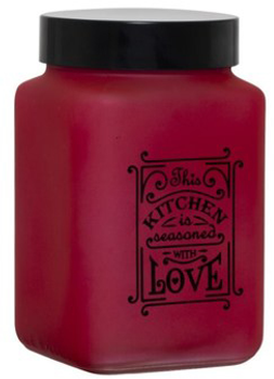 Банка Herevin Kitchen Red Mat 1.5 л (147015-121)