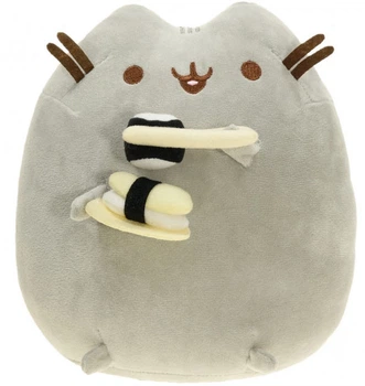 Мягкая игрушка кот с роллом Пушин кэт Серый (n-645)