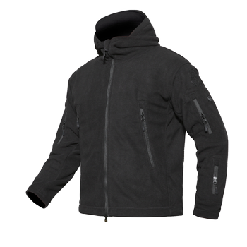 Тактична флісова куртка/кофта Pave Hawk black XXL Pave Hawk (new_69153)