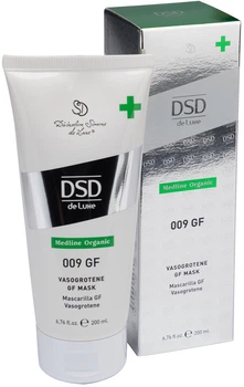 Маска DSD de Luxe 009 Medline Organic Vasogrotene Gf Mask для зміцнення волосся та поліпшення його росту 200 мл (8437013722254)