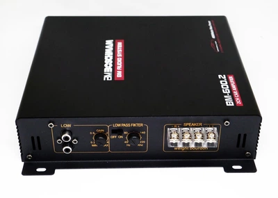 Автомобильный усилитель звука Boschman BM Audio BM-600.2 2 канальный 4000W