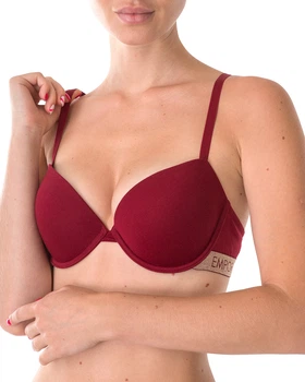 Бюстгальтер жіночий EMPORIO ARMANI (162394-8A225-09576/91) Бордовий 70С