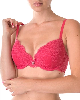 Бюстгалтер жіночий EMPORIO ARMANI (164137-OP215-00776/20) Кораловий 75D