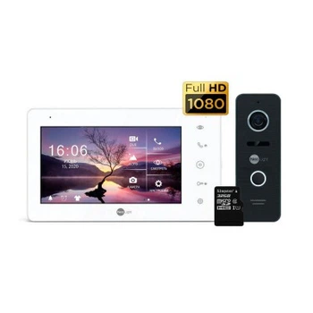Комплект цветного видеодомофона NeoLight NeoKIT HD+ Black (1942)