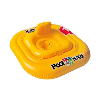 Детский надувной круг-плотик Intex 56587 Deluxe Baby Float Pool School Step 1 (79х79 см)