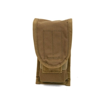 Підсумок Shark Molle FLC M4 Single Dual-Mag Pouch 80001889, 900D (discontinued) Coyote Brown