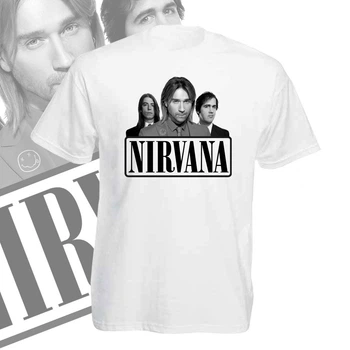 Футболка GBI "NIRVANA VINYK" прямая классика, белый, XXL, ФБ-0174