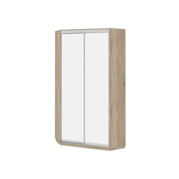 Шкаф-купе Виват ВУ 1200 — 2 двери (ДОМ) Зеркало-Дуб сонома 120x120x220