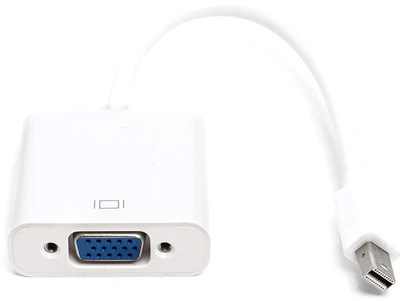 Переходник PowerPlant mini DisplayPort (Thunderbolt) (M) - VGA (F) 0.15 м Белый (CA911899)