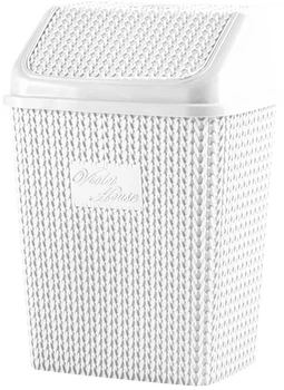 Кошик для сміття Violet House 0026 Віолетта White 10 л