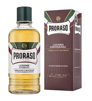 Поживний лосьйон після гоління Proraso для жорсткої щетини з олією Ши та сандаловою олією 400 мл (8004395006779)