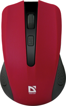 Мышь Defender Accura MM-935 Wireless Red-Black (52937)