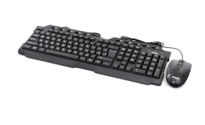 Комплект (клавиатура, мышь) Frime FKBM-310KIT; RUS/UKR Black USB