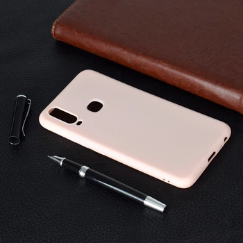 Чехол Soft Touch для Vivo Y17 силикон бампер светло-розовый