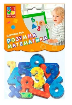 Магнитная игра "Цифры и математические знаки" VT5900-01 (укр)