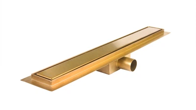 Душевой трап из нержавеющей стали DESIRE ORO Retro Bronze (1000 мм х 70 мм) DO-33100