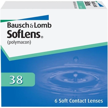 Контактні лінзи SofLens 38 BC=8.4 DIA=14.0 PWR=-3.25 4 лінзи