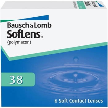 Контактные линзы Bausch&Lomb SofLens 38-8.4-14.0--5.25-6 BC=8.4 DIA=14.0 PWR=-5.25 6 линз