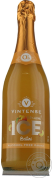 Напій ігристий Vintense Ice Bellini 0.75 л 0% (5415270100759)