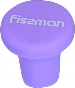 Пробка для бутылки Fissman силиконовая 3х3см Сиреневая (8725.3)