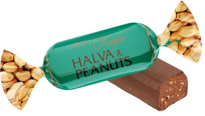 Конфеты АВК Konfeo halva & peanuts 1 пакет х 1 кг (4823105807772)