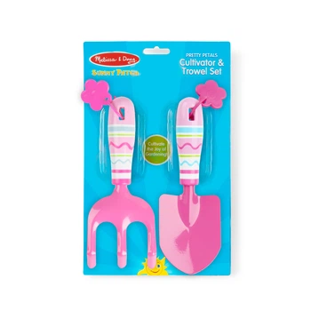 Металевий набір лопатка і граблі Pretty Petals Cultivator & Trowel Set Квіточки Melіssa & Doug MD6282
